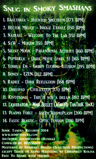 Snug in Smoky Smashan Tracklist & Credits.